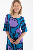 Viborg Interlock Dress Faded Blue POPPY