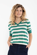 Danebliss Wool-Mix sweater Teal Lake/Chalk