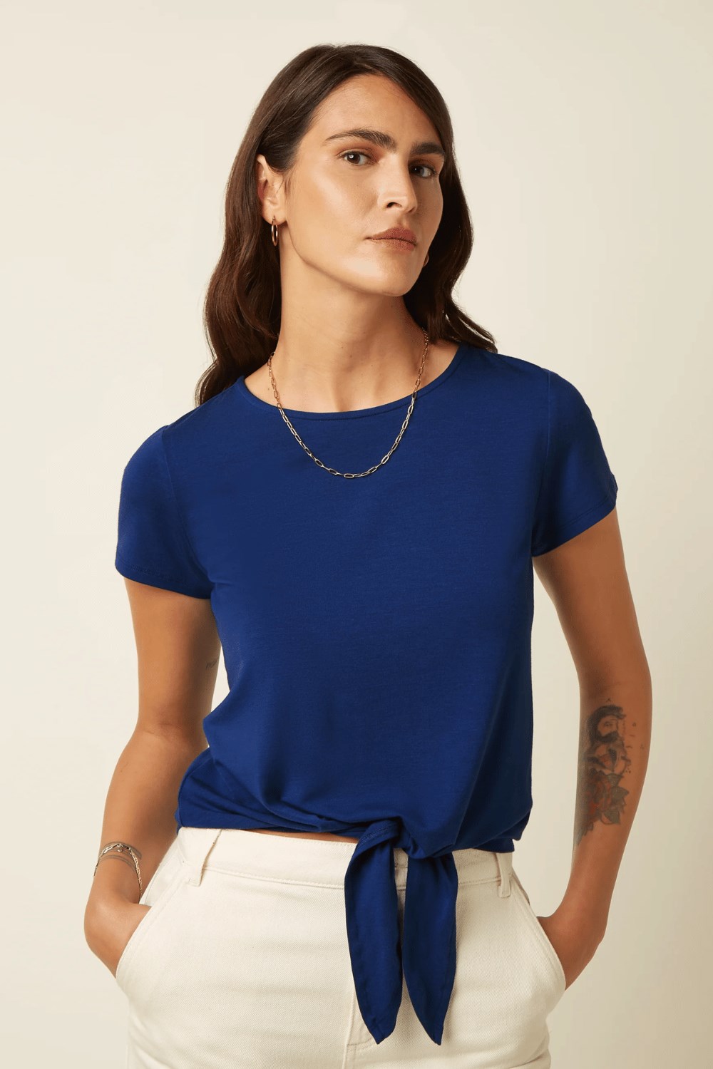 King Louie Knot topp Tulum Mazarine