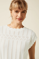 Liora topp Rocky Ajour white