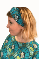 Hedda headband Kronblad Turkos - Turquoise