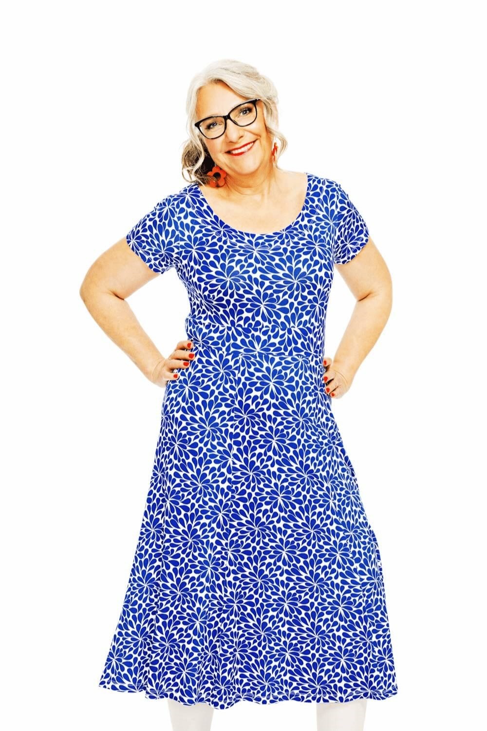 Hedvig dress Plurr Blå