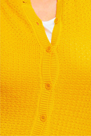 Cissi och Selma Sigrid cardigan Citron - Honey yellow knit cardigan