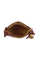 Shoulder strap bag in light brown