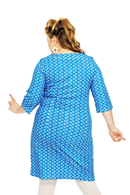 Doris dress Mört Blå