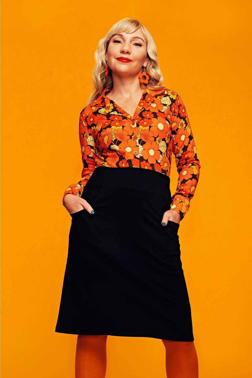 Majken skirt Svart