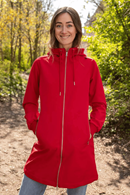 Jane softshell coat Red - Spring jacket