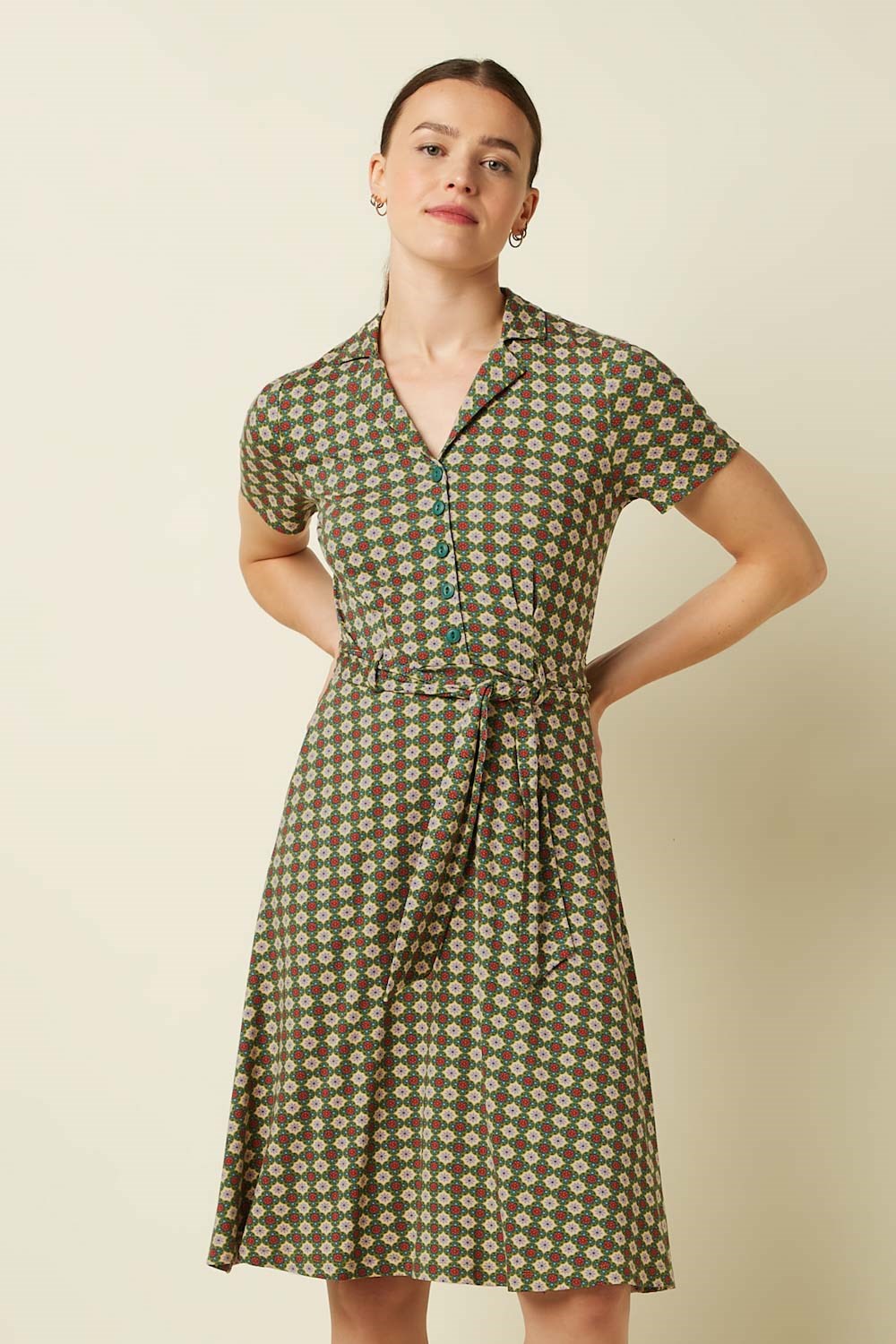 Sheeva dress Jade ponderosa green