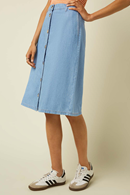 Marie skirt Festa Festa Light Denim skirt with buttons