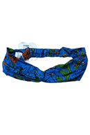 Hedda headband Ogräs Blå - Blue floral print