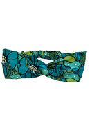 Hedda headband Kronblad Turkos - Turquoise