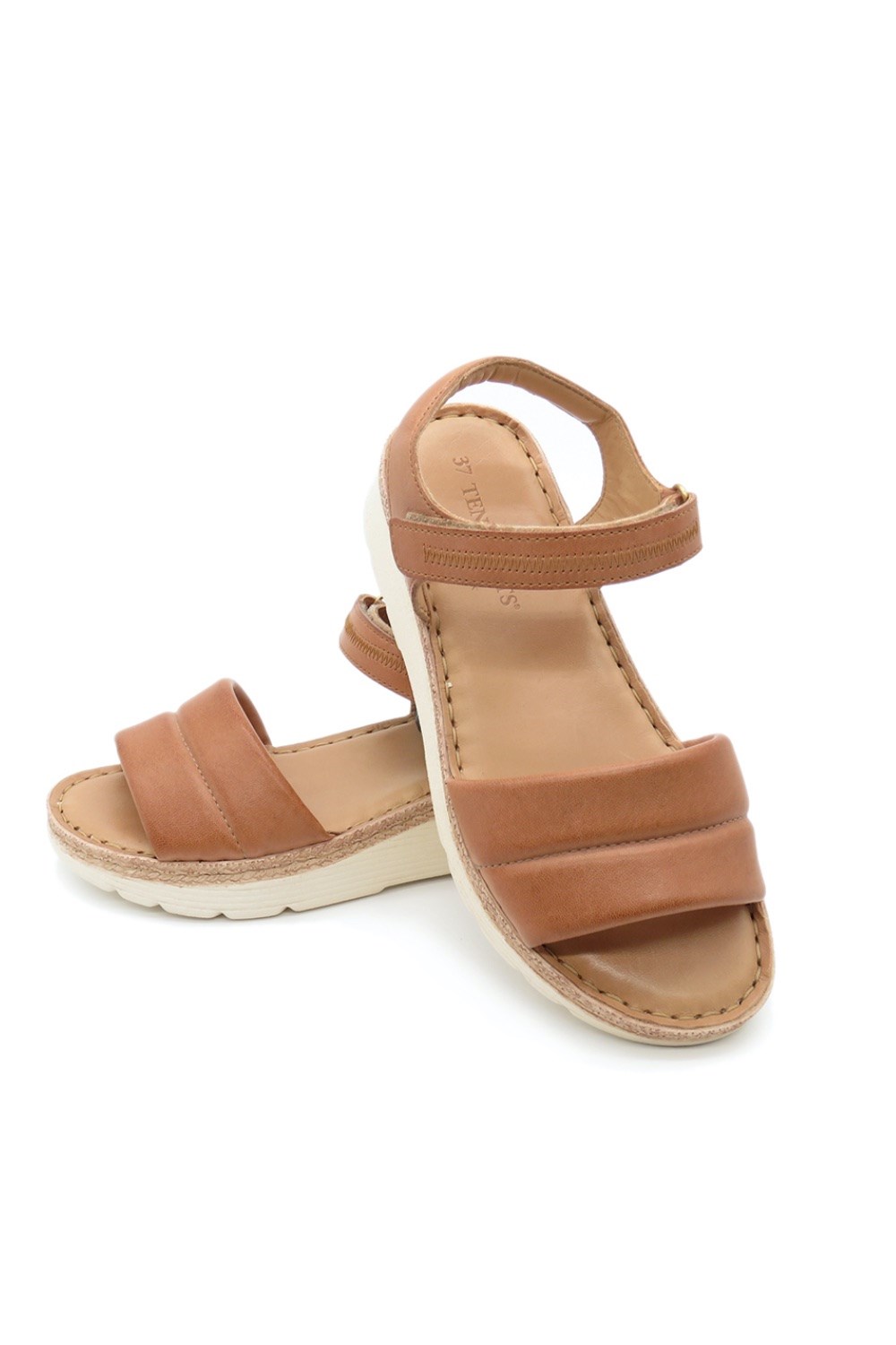 Maya 2 Lightbrown - Comfortable sandal in leather