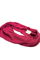 Slätstickad tubsjal Cerise