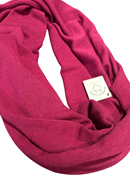 Slätstickad tubsjal Cerise