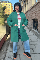 Danefae Himmel Midseason jacket teal green waterproof coat