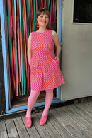 Rut dress Mört Karamell