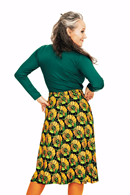 Lisa skirt Kronblad Senap