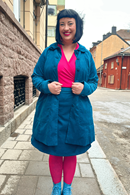 Sonja kjol Minimanchester Petrol | Kjol i bomull med fickor