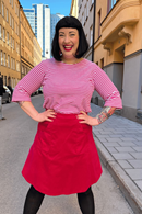 Cissi och Selma Vendela jersey top with pink stripes | breton top