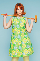 Rut dress Humlesurr Lime