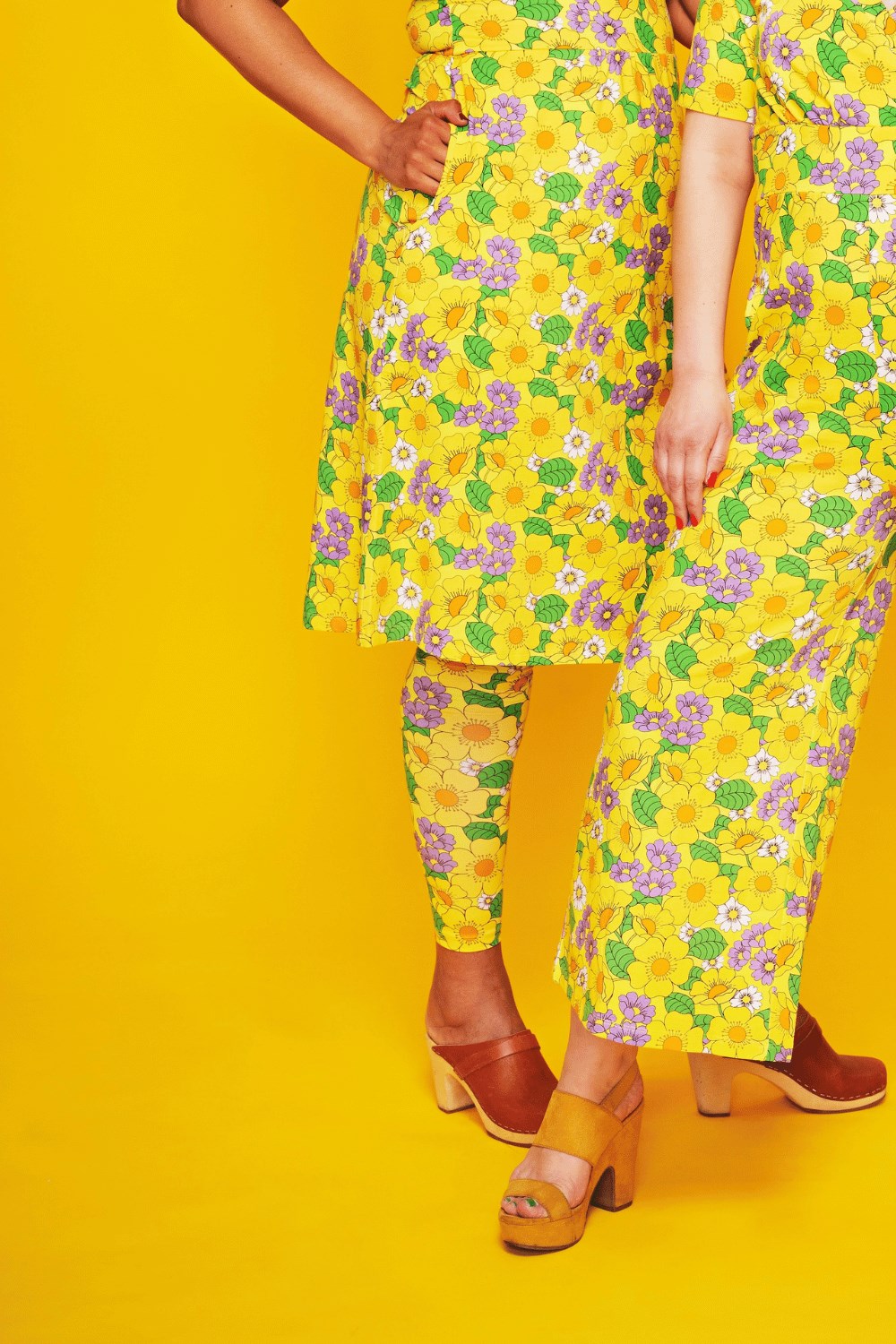 Cissi och Selma Lo leggings Humlesurr Gul