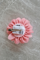 Hår clip flower chiffon Melon pink