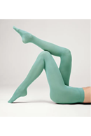 Ingrid strumpbyxor recycled XS-L Gray mist - Light green tights in 60 denier