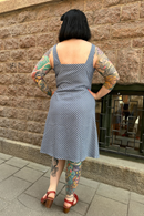 Cissi och Selma Maja klänning diamant - sleeveless summerdress with graphic print and buttons at the front