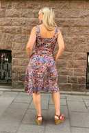 Cissi och Selma Maja klänning Ljuv Plommon - Sleeveless summer dress with buttoned front