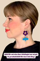 Cissi och Selma Earring Blom Lagun/Lagun - flower in turquoise