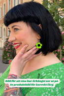 Cissi och Selma Earrings Frö Lagun - small flower retro earring in turquoise