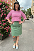 Cissi och Selma Majken skirt Jeans Salvia