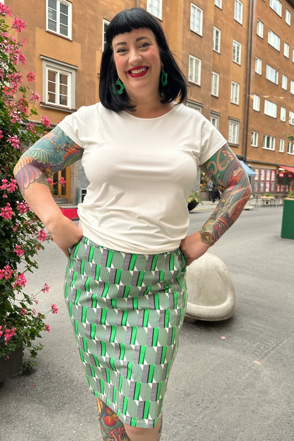 Cissi och Selma Majken skirt Brygga