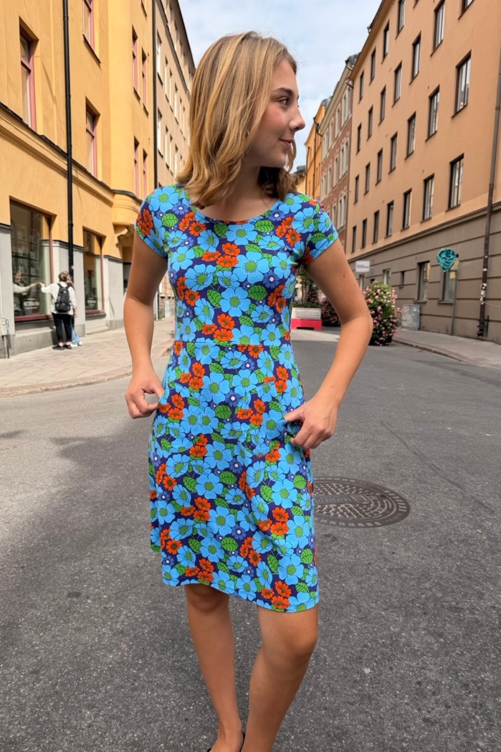 Cissi och Selma Asta dress Humlesurr Blå