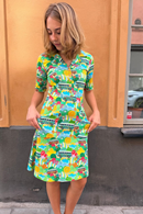 Cissi och Selma Monica dress Festival - Fitted shirt dress in organic cotton