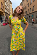 Vivi dress Humlesurr gul