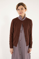 Danefae Danesaga Glitter kofta Dk Merlot