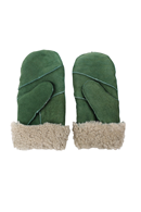 Danefae No Waste Mittens Sheepskin Fall Green - Gröna vantar i fårskinn