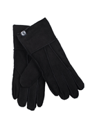 Danefae No Waste Gloves Sheepskin Finger black - svarta skinnhandskar