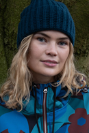 Danefae Dane Folklore Chunky Wool Beanie Dk Slate - stickad mössa