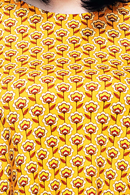 Cissi och Selma Anita tunic Miniblom senap