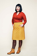 Cissi och Selma Majken skirt Miniblom senap