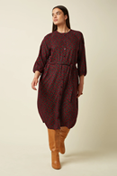 King Louie Cybil dress Juniper Grape red