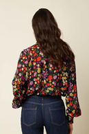 King Louie Leila blouse Maven black