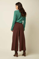 King Louie Pia pants culotte milano rum brown