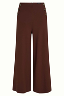 King Louie Pia byxor Culotte Milano Rum Brown