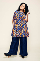 Cissi och Selma Anita tunic Kittens cups orange