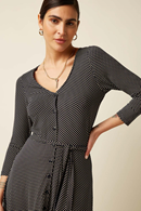 King Louie Erica dress Piper ink blue