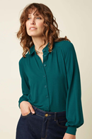 King Louie Carina blus Tulum Spruced Green