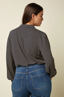 King Louie Carina blus Piper Ink Blue